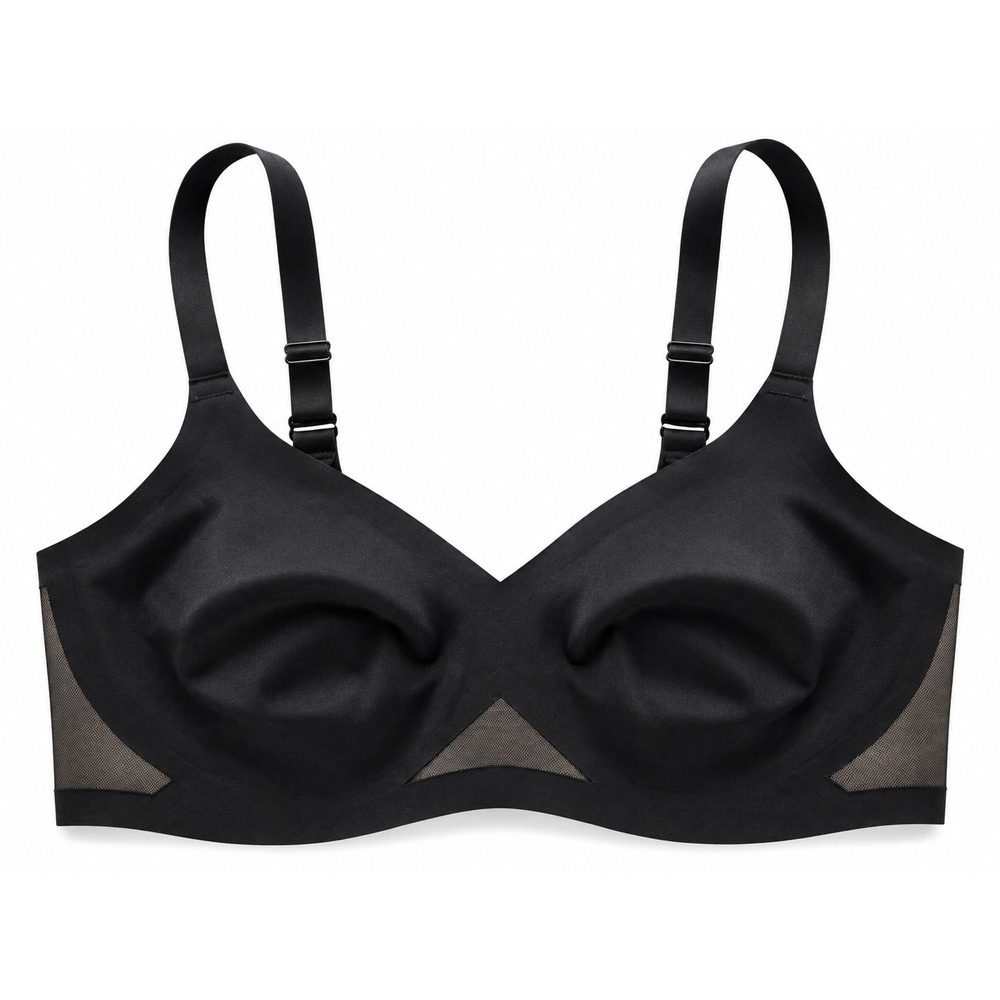HONEYLOVE Crossover Bra Black Size Small Wireless Comfort